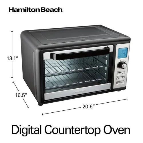 Horno Digital Convección y Rostizador  Hamilton Beach 31154